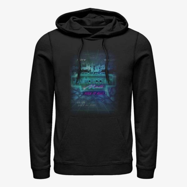 Queens Netflix Stranger Things - Mall Poster Unisex Hoodie Black