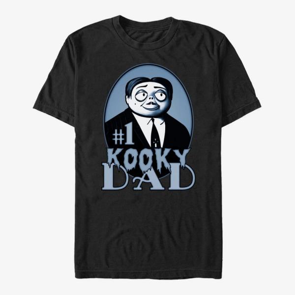 Tričko Merch MGM The Addams Family - No. 1 Kooky Dad Unisex T-Shirt Black S