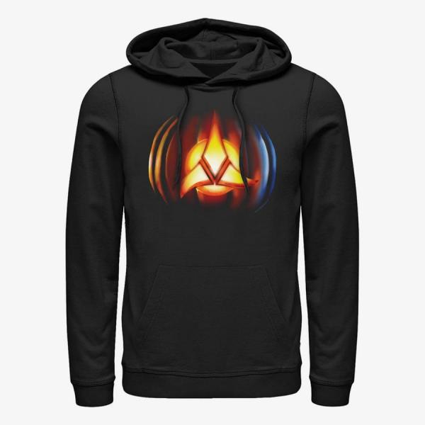 Mikina Merch Paramount Star Trek - Klingon Carving Unisex Hoodie Black L