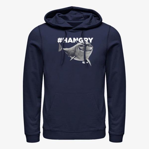 Mikina Merch Pixar Finding Nemo - Hangry Bruce Unisex Hoodie Navy Blue S