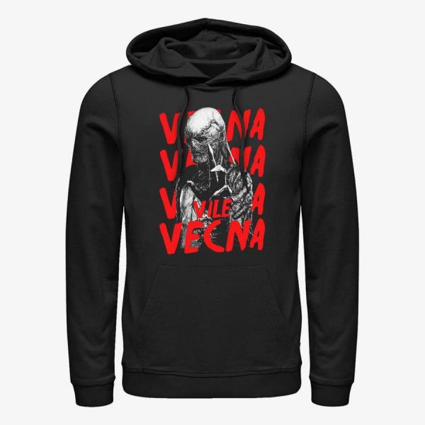 Mikina Merch Netflix Stranger Things - Vecna Horror Poster Unisex Hoodie Black S