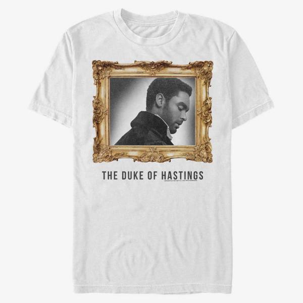 Queens Netflix Bridgerton - The Duke Unisex T-Shirt White
