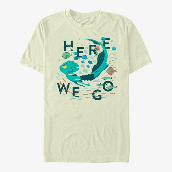 Queens Pixar Luca - Here We Go Unisex T-Shirt Natural