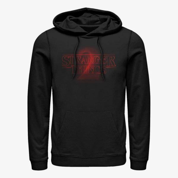 Mikina Merch Netflix Stranger Things - Stranger Two Neon logo Unisex Hoodie Black S