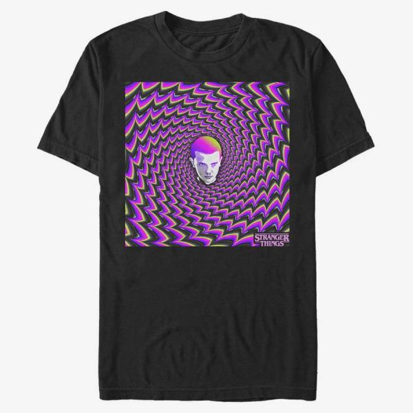 Tričko Merch Netflix Stranger Things - Psycho Eleven Unisex T-Shirt Black S