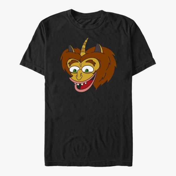 Tričko Merch Netflix Human Resources - Big Face Maury Unisex T-Shirt Black L