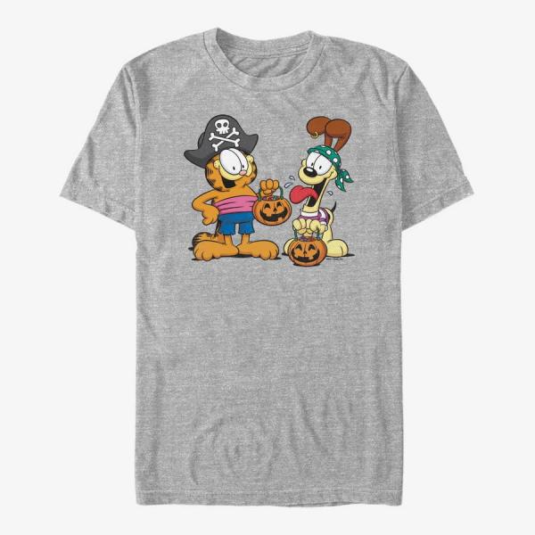 Tričko Merch Paramount Garfield - Pirate Buds Unisex T-Shirt Heather Grey M