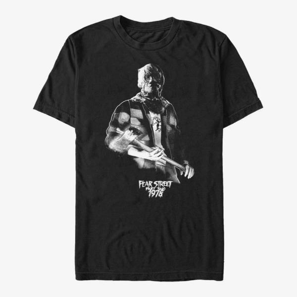 Tričko Merch Netflix Fear Street - Camp Knightwing Killer Unisex T-Shirt Black XL
