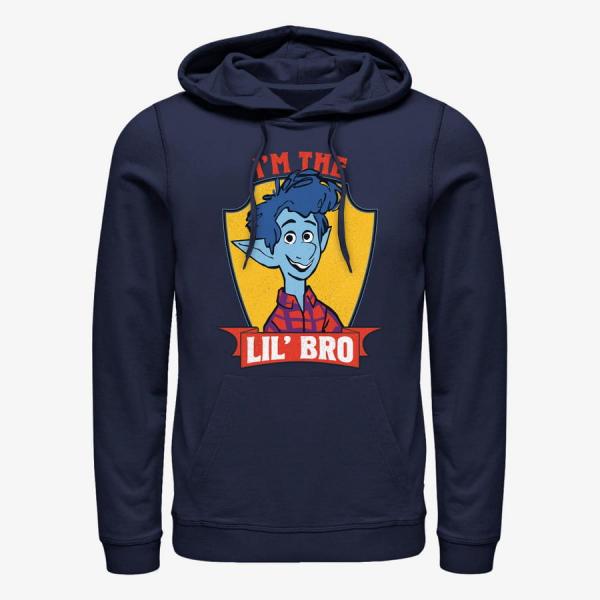 Queens Pixar Onward - Lil Bro Unisex Hoodie Navy Blue