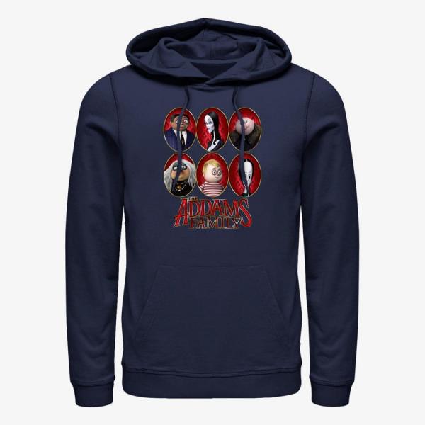 Mikina Merch MGM The Addams Family - Family Portraits Unisex Hoodie Navy Blue XL