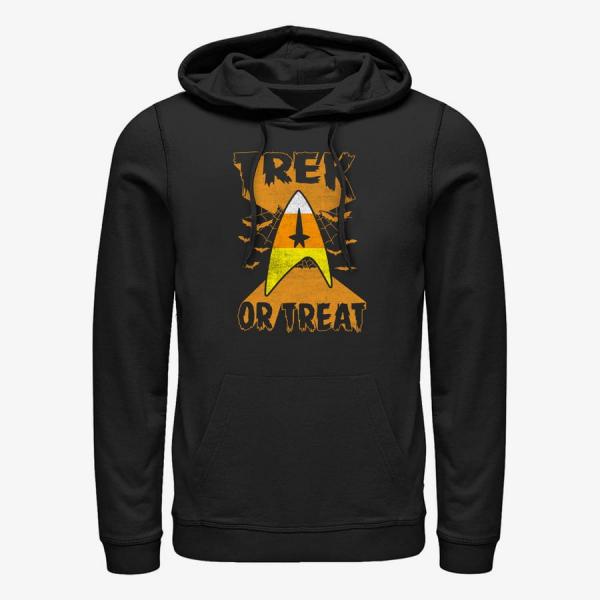 Queens Paramount Star Trek - Trek Or Treat Unisex Hoodie Black