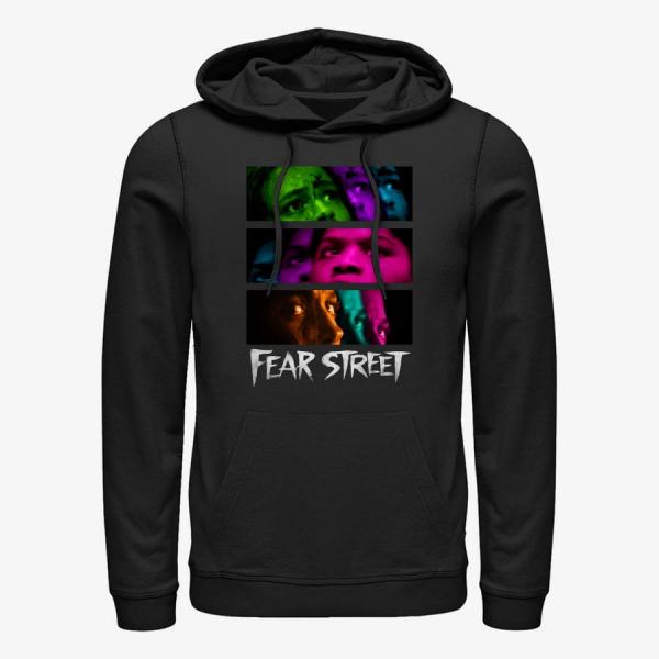 Queens Netflix Fear Street - Neon Eyes Unisex Hoodie Black