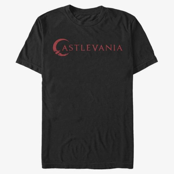 Tričko Merch Netflix Castlevania - Castlevania Logo Unisex T-Shirt Black XXXL