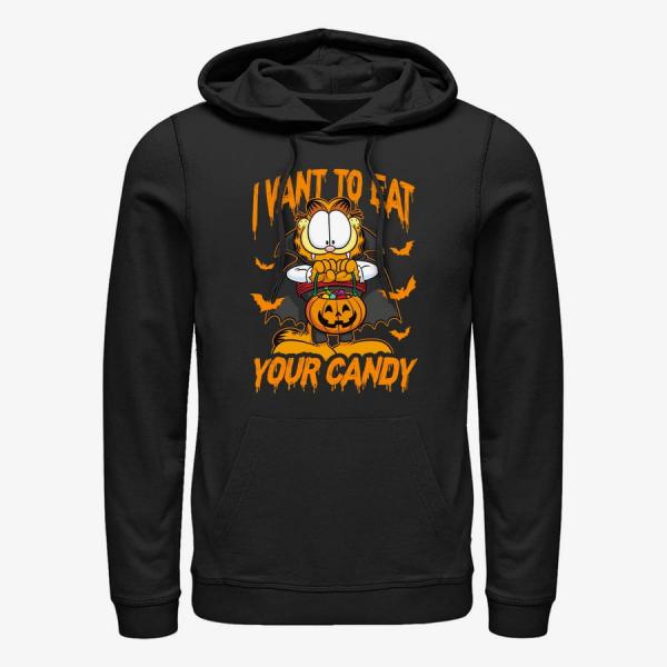 Queens Paramount Garfield - Dracula Cat Unisex Hoodie Black