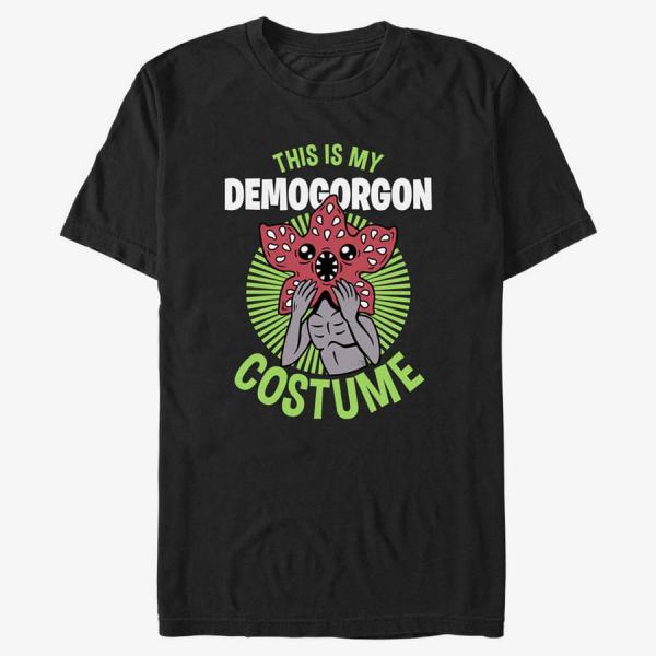 Queens Netflix Stranger Things - Demogorg Costume Unisex T-Shirt Black