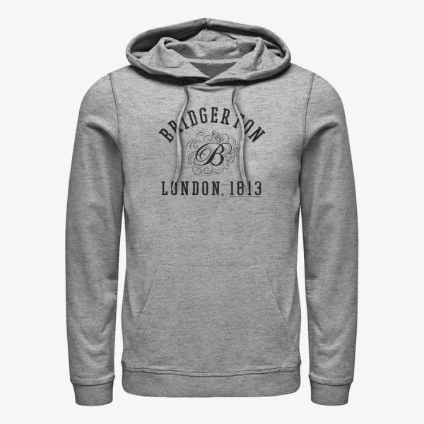 Queens Netflix Bridgerton - Bridgerton Lines Unisex Hoodie Heather Grey
