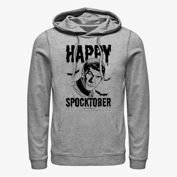 Mikina Merch Paramount Star Trek - Spocktober Two Unisex Hoodie Heather Grey S