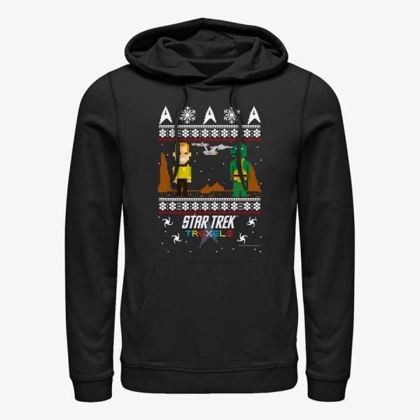 Mikina Merch Paramount Star Trek - Gorn Sweater Unisex Hoodie Black XL
