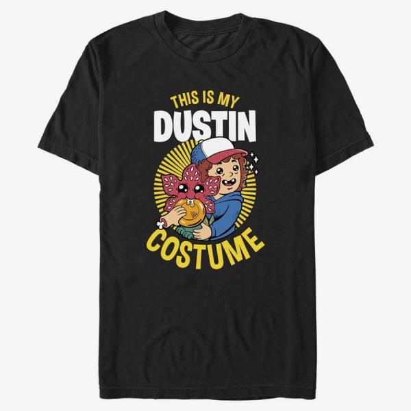 Tričko Merch Netflix Stranger Things - Dustin Costume Unisex T-Shirt Black XL