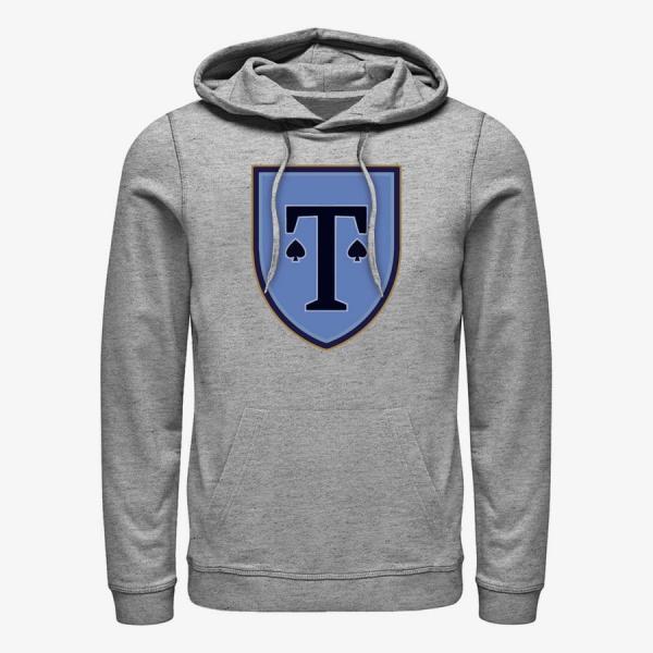 Queens Netflix Heartstopper - Truham Spade Crest Unisex Hoodie Heather Grey