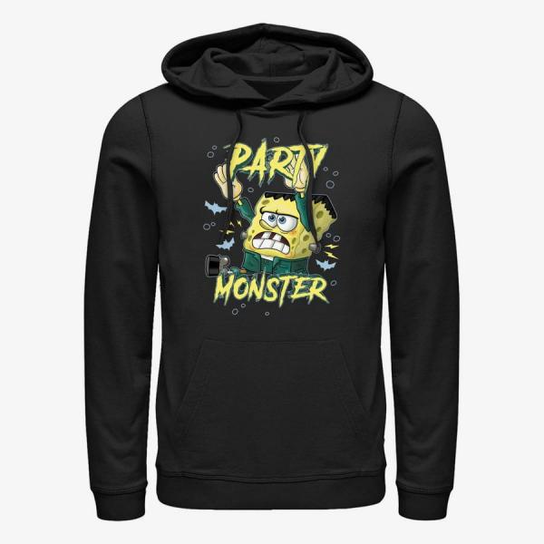 Mikina Merch Paramount SpongeBob SquarePants - Party Sponge Unisex Hoodie Black S