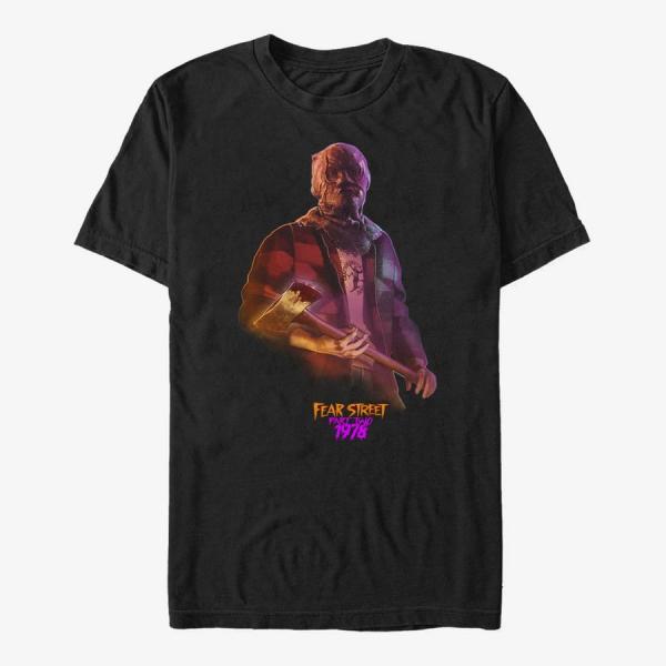 Tričko Merch Netflix Fear Street - Camp Knightwing Killer Unisex T-Shirt Black XL
