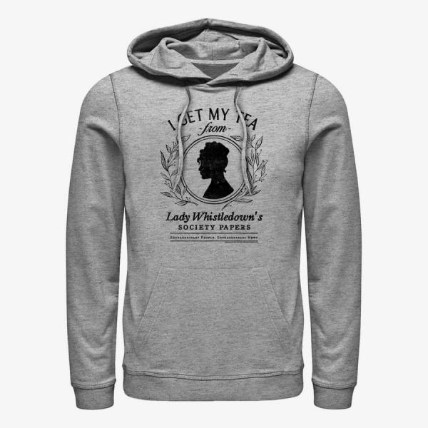 Mikina Merch Netflix Bridgerton - Whistledown Tea Unisex Hoodie Heather Grey S