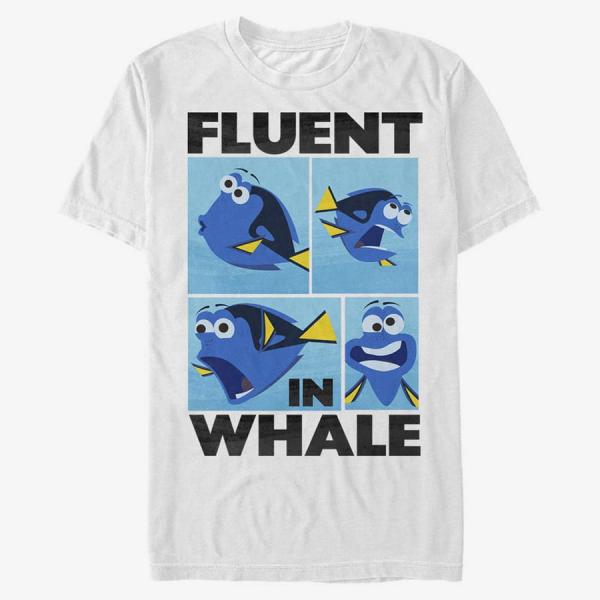 Tričko Merch Pixar Finding Dory - Whale Talk Unisex T-Shirt White S