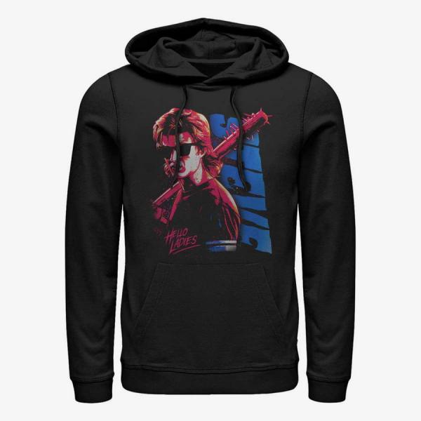 Queens Netflix Stranger Things - Splatterpunk Steve Unisex Hoodie Black