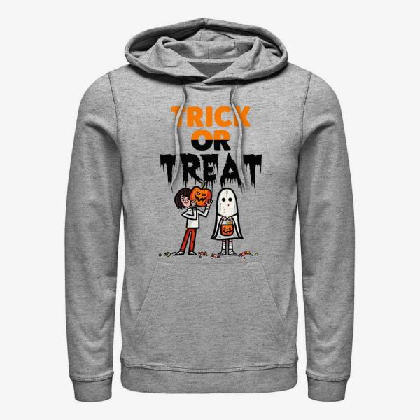 Mikina Merch Netflix Stranger Things - Trick or Treat Unisex Hoodie Heather Grey M
