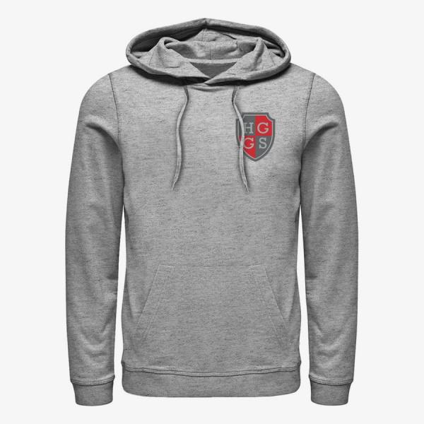 Mikina Merch Netflix Heartstopper - Harvey Greene Crest Unisex Hoodie Heather Grey XXL
