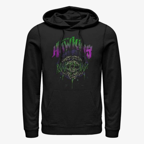 Queens Netflix Stranger Things - Welcome To Hawkins Unisex Hoodie Black