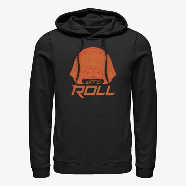 Queens Pixar Raya the Last Dragon - Lets Roll Unisex Hoodie Black