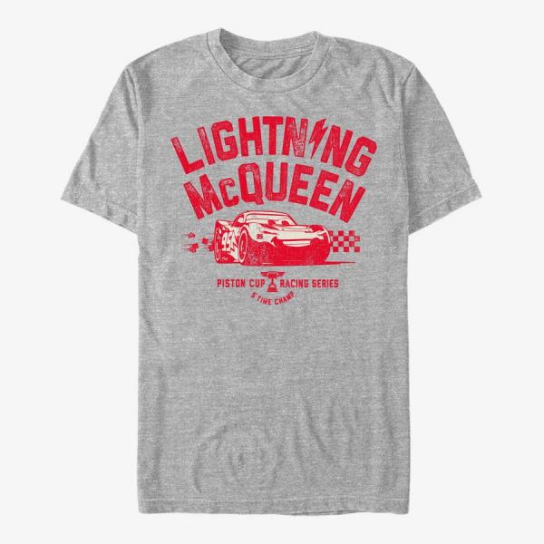 Queens Pixar Cars 3 - Piston Cup Champ Unisex T-Shirt Heather Grey