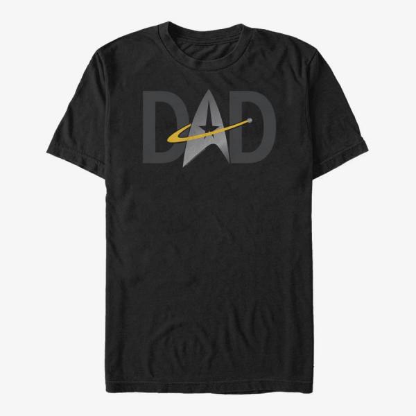 Queens Paramount Star Trek - Dad Insignia Unisex T-Shirt Black