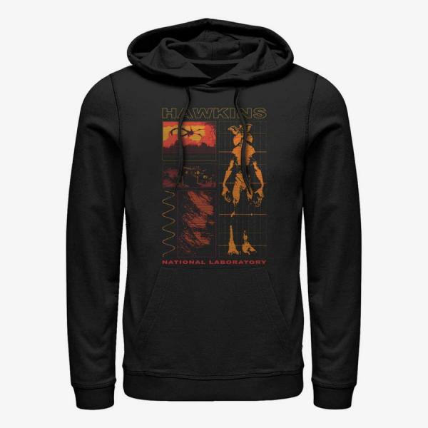 Mikina Merch Netflix Stranger Things - Hawkins Lab Unisex Hoodie Black S