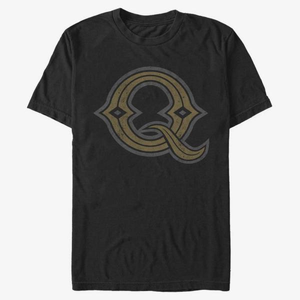Tričko Merch Pixar Onward - Barley Q Unisex T-Shirt Black XXXL