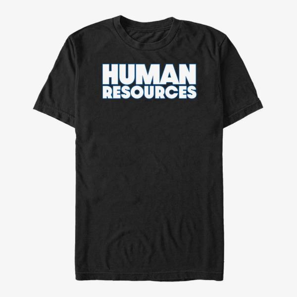 Tričko Merch Netflix Human Resources - HR Logo Unisex T-Shirt Black XXXL