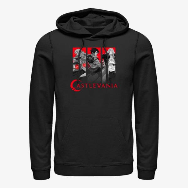 Queens Netflix Castlevania - Trio Box Up Unisex Hoodie Black