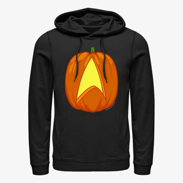 Queens Paramount Star Trek - Trek Pumpkin Unisex Hoodie Black