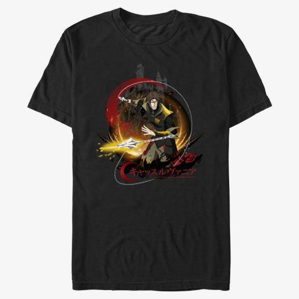Queens Netflix Castlevania - Trevor Whip Unisex T-Shirt Black
