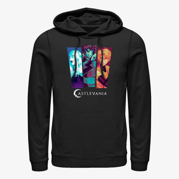 Queens Netflix Castlevania - Panel Pop Unisex Hoodie Black