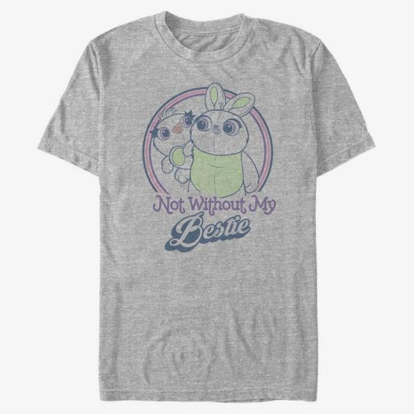 Tričko Merch Pixar Toy Story - Bestie Unisex T-Shirt Heather Grey XXL