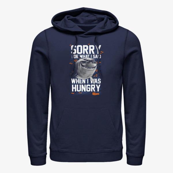 Mikina Merch Pixar Finding Nemo - Bruce was Hungry Unisex Hoodie Navy Blue M