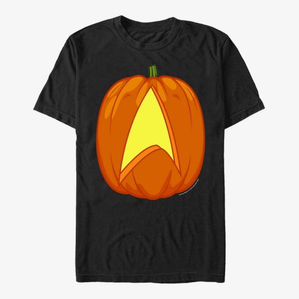 Tričko Merch Paramount Star Trek - Trek Pumpkin Unisex T-Shirt Black M