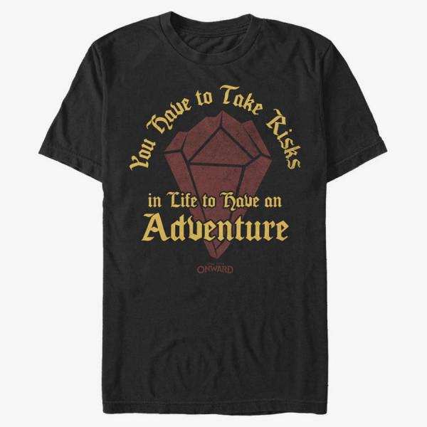 Queens Pixar Onward - Risk for Adventure Unisex T-Shirt Black