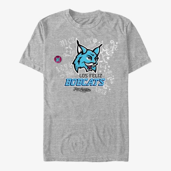 Tričko Merch Netflix Julie And The Phantoms - Los Feliz Doodles Unisex T-Shirt Heather Grey XXL