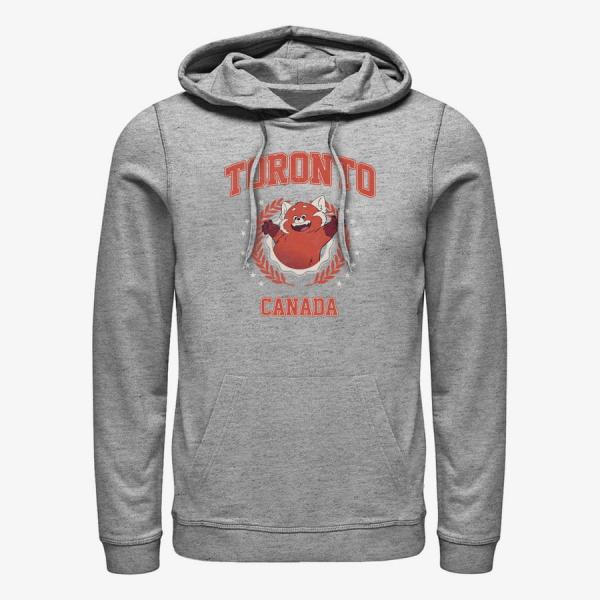 Mikina Merch Pixar Turning Red - Tronto Mei Mei Collegiate Unisex Hoodie Heather Grey L