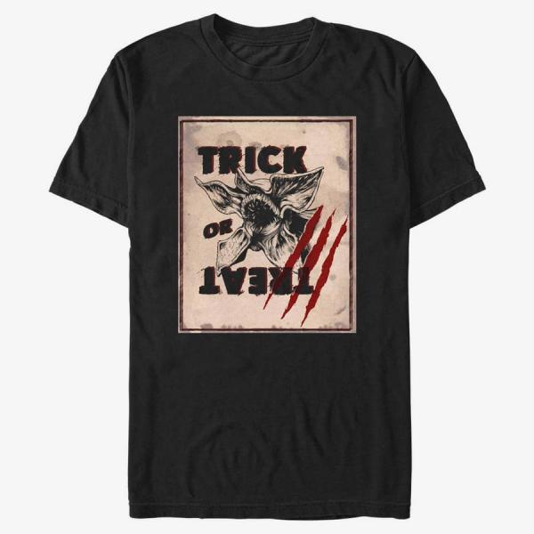 Tričko Merch Netflix Stranger Things - Trick Or Treat Unisex T-Shirt Black XXL