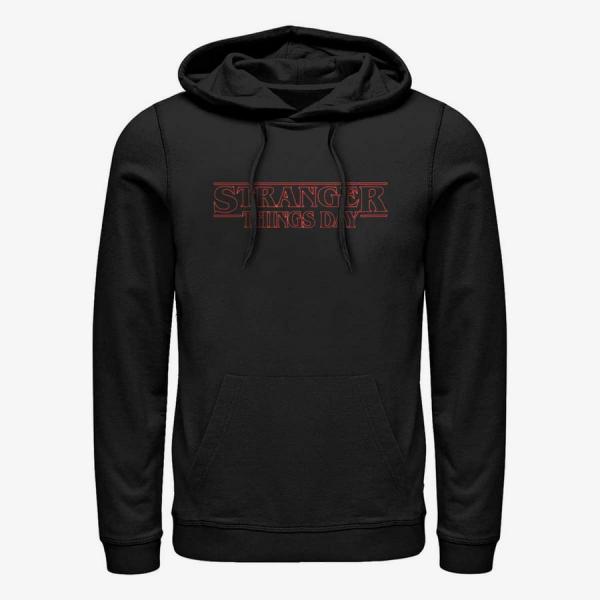 Queens Netflix Stranger Things - Stranger Things Day Unisex Hoodie Black